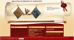 Desktop Screenshot of bractwo-kurkowe-tarnow.pl